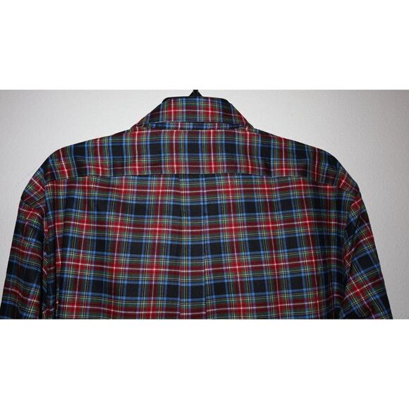 Ralph Lauren Men's Sz XL Black Multi Plaid Ultra Flex L/S Collared Shirt $80 - Picture 4 of 7